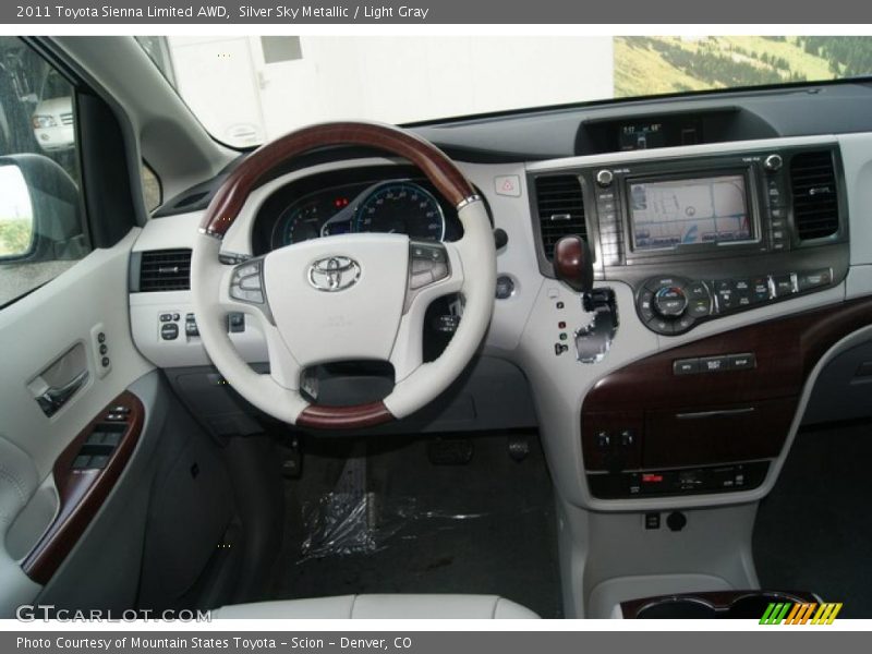 Silver Sky Metallic / Light Gray 2011 Toyota Sienna Limited AWD