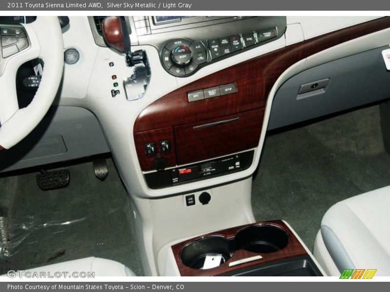 Silver Sky Metallic / Light Gray 2011 Toyota Sienna Limited AWD