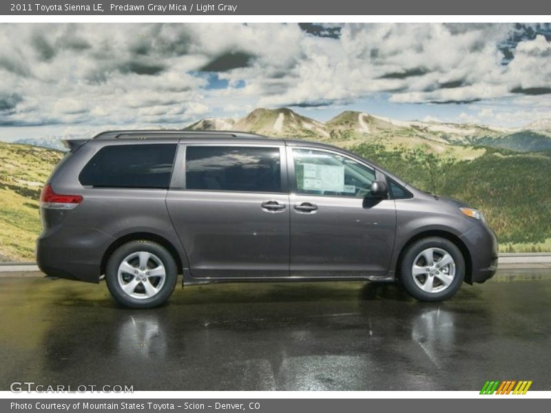 Predawn Gray Mica / Light Gray 2011 Toyota Sienna LE