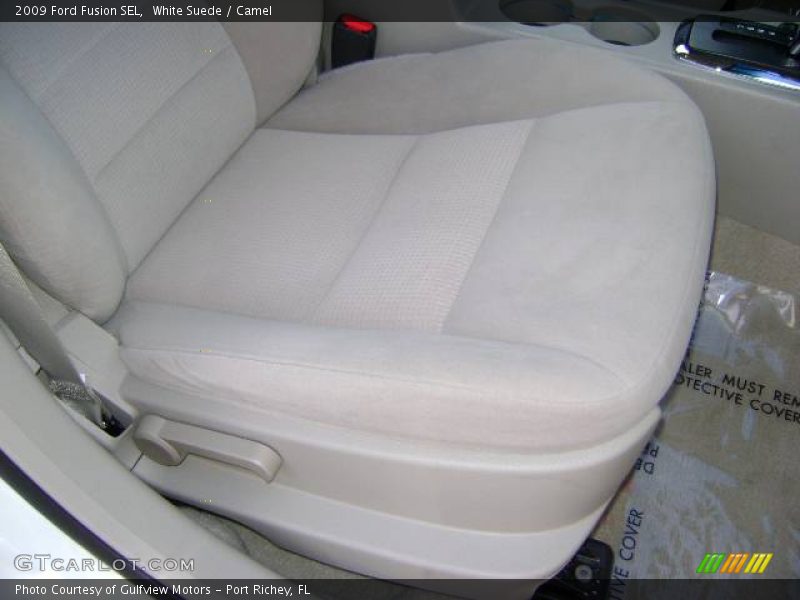 White Suede / Camel 2009 Ford Fusion SEL