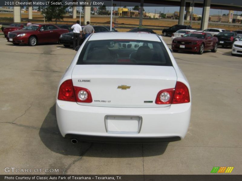 Summit White / Ebony 2010 Chevrolet Malibu LT Sedan