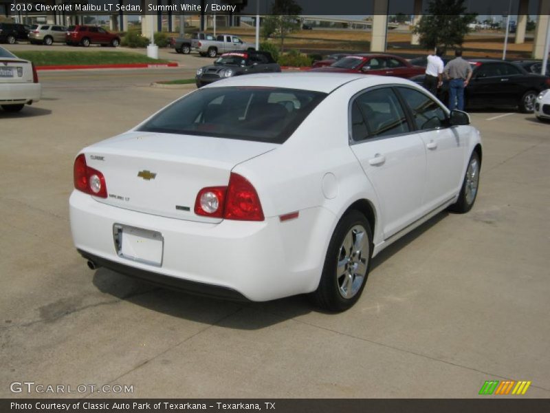 Summit White / Ebony 2010 Chevrolet Malibu LT Sedan