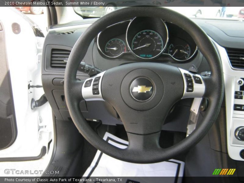 Summit White / Ebony 2010 Chevrolet Malibu LT Sedan