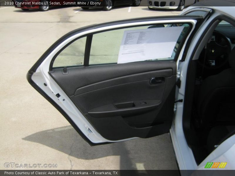Summit White / Ebony 2010 Chevrolet Malibu LT Sedan