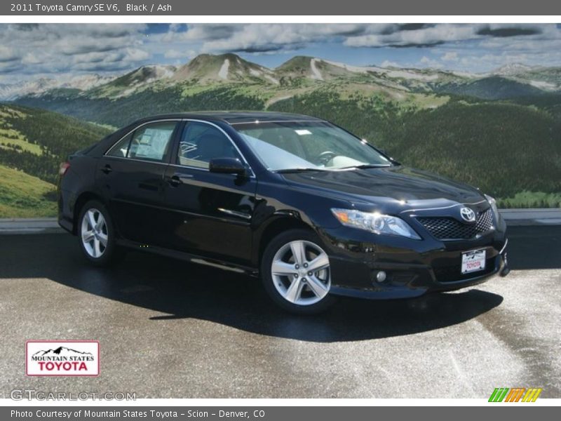 Black / Ash 2011 Toyota Camry SE V6