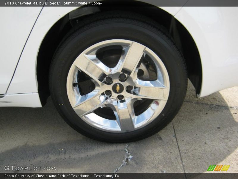 Summit White / Ebony 2010 Chevrolet Malibu LT Sedan