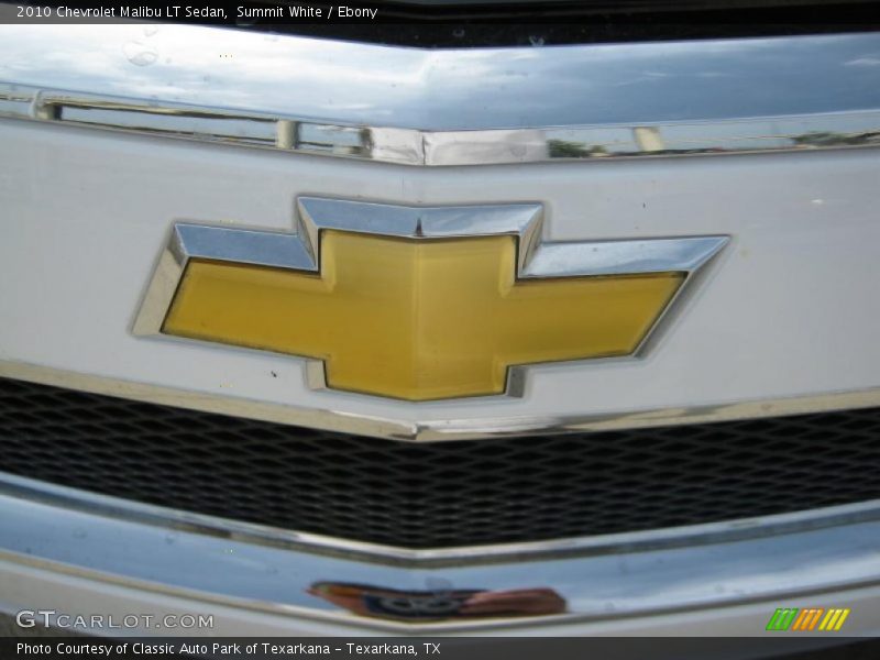 Summit White / Ebony 2010 Chevrolet Malibu LT Sedan