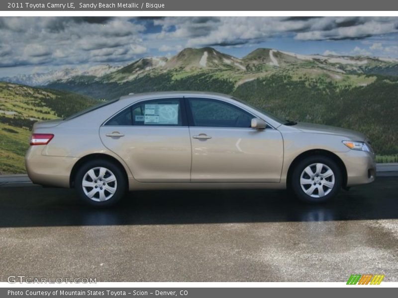 Sandy Beach Metallic / Bisque 2011 Toyota Camry LE