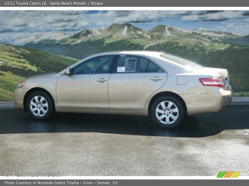 Sandy Beach Metallic / Bisque 2011 Toyota Camry LE
