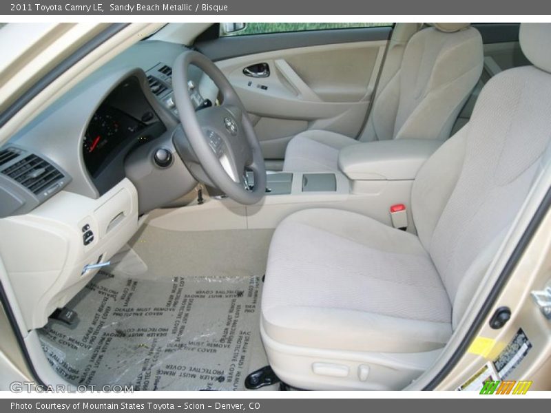 Sandy Beach Metallic / Bisque 2011 Toyota Camry LE