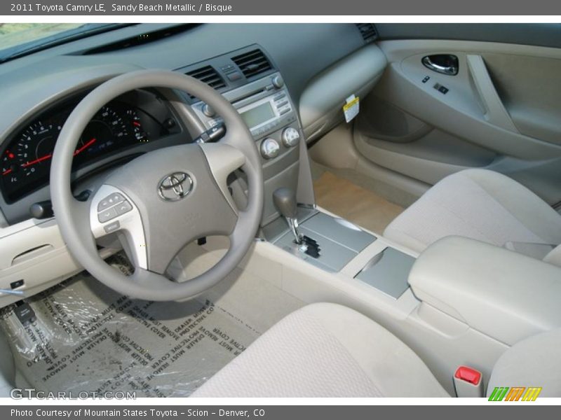 Sandy Beach Metallic / Bisque 2011 Toyota Camry LE
