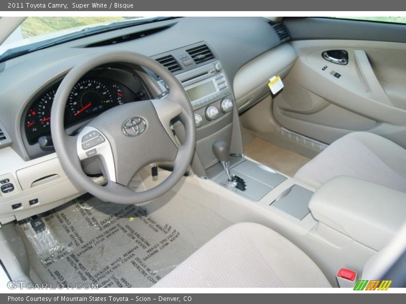 Super White / Bisque 2011 Toyota Camry