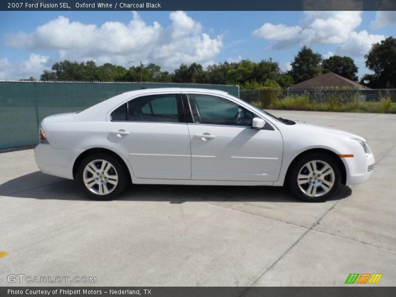 Oxford White / Charcoal Black 2007 Ford Fusion SEL