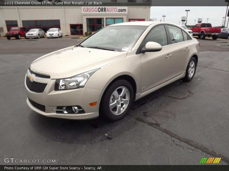 Gold Mist Metallic / Jet Black 2011 Chevrolet Cruze LT/RS