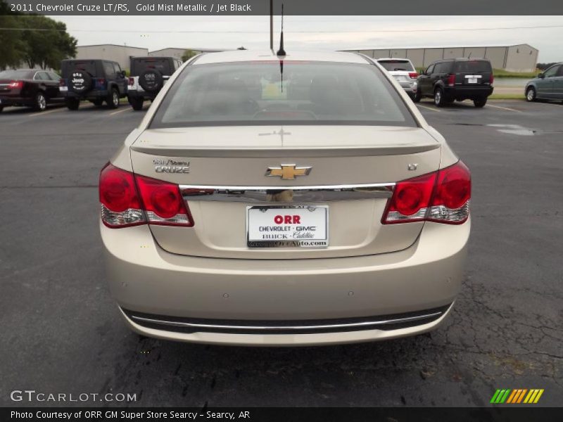 Gold Mist Metallic / Jet Black 2011 Chevrolet Cruze LT/RS