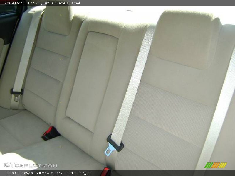 White Suede / Camel 2009 Ford Fusion SEL