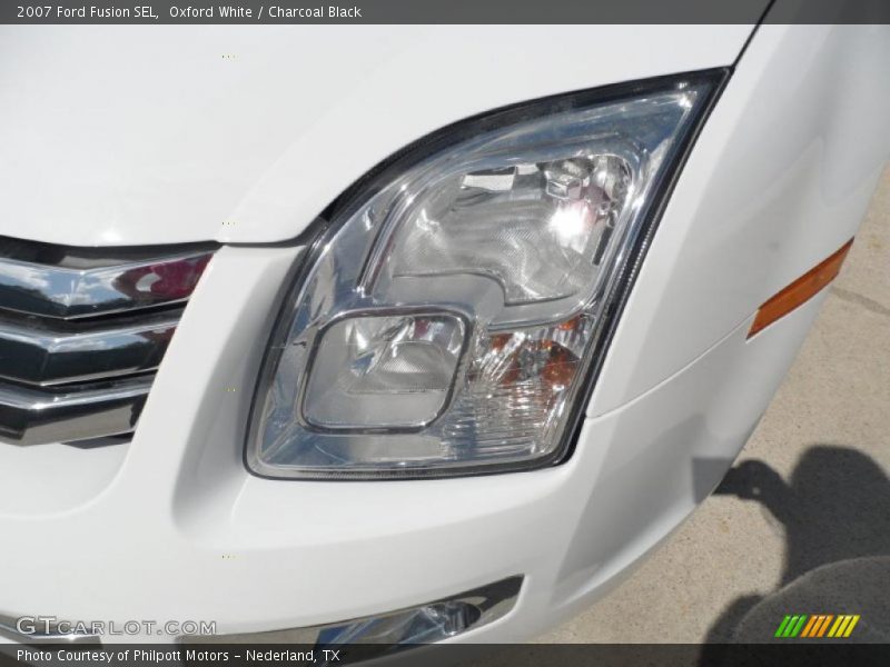 Oxford White / Charcoal Black 2007 Ford Fusion SEL