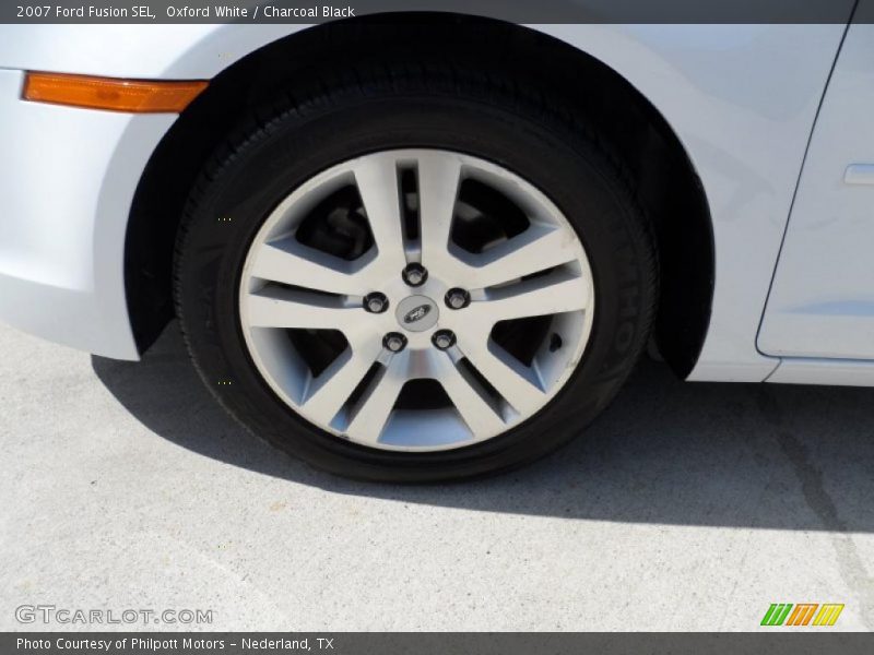 Oxford White / Charcoal Black 2007 Ford Fusion SEL