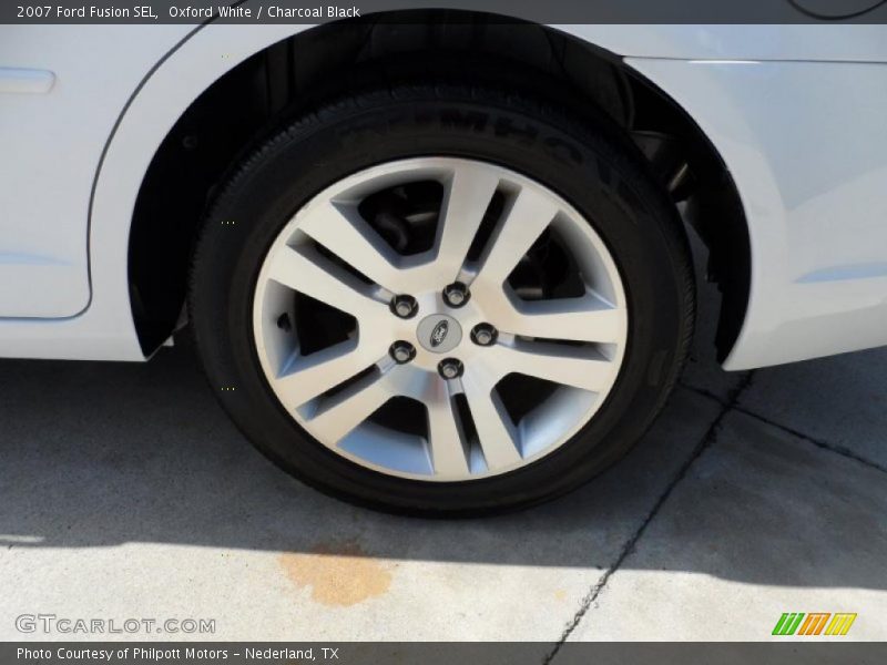 Oxford White / Charcoal Black 2007 Ford Fusion SEL