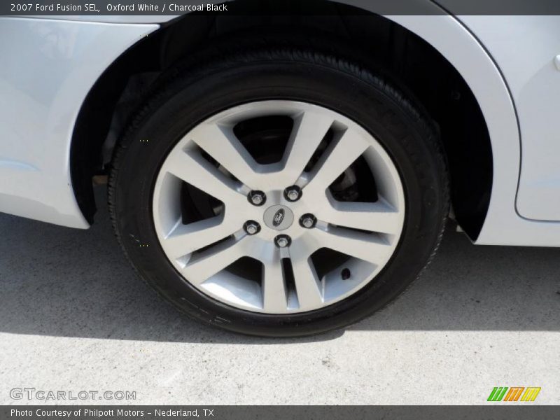 Oxford White / Charcoal Black 2007 Ford Fusion SEL