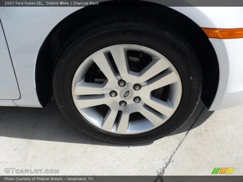 Oxford White / Charcoal Black 2007 Ford Fusion SEL