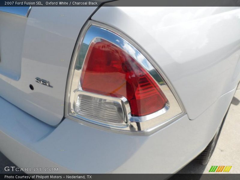 Oxford White / Charcoal Black 2007 Ford Fusion SEL