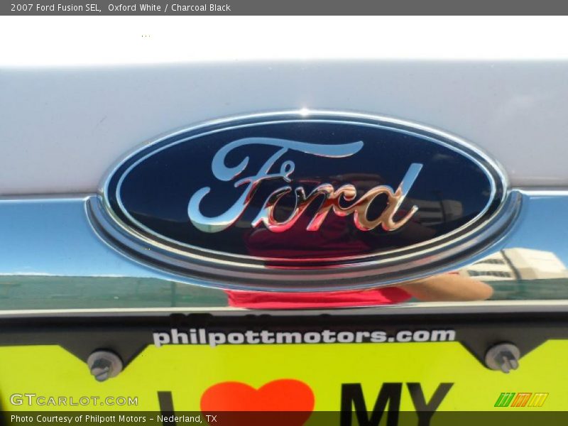 Oxford White / Charcoal Black 2007 Ford Fusion SEL