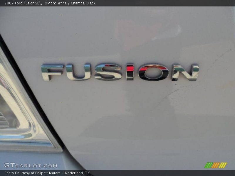 Oxford White / Charcoal Black 2007 Ford Fusion SEL