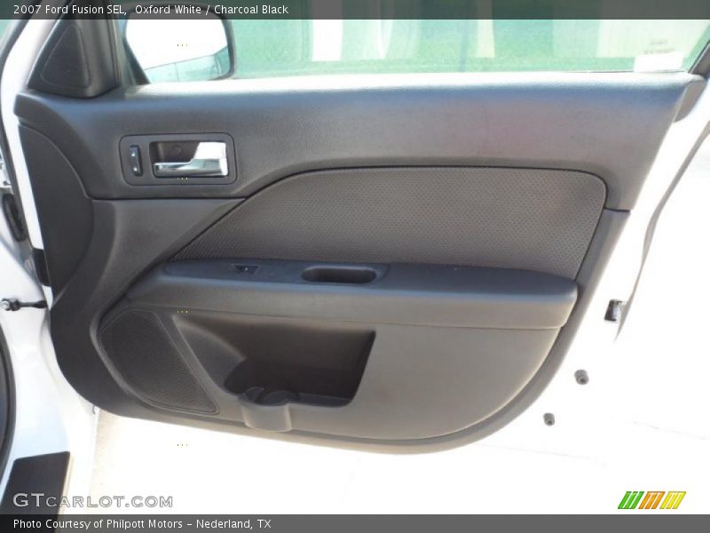 Oxford White / Charcoal Black 2007 Ford Fusion SEL