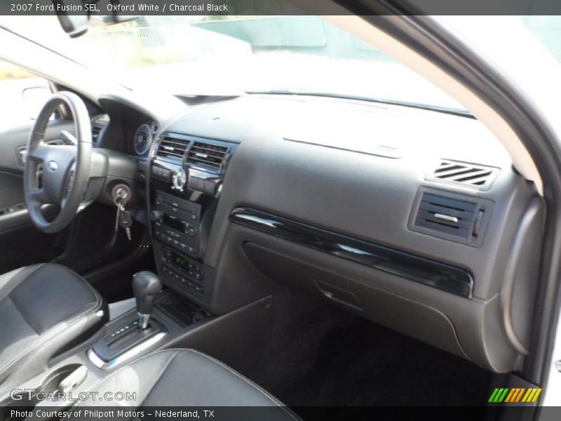 Oxford White / Charcoal Black 2007 Ford Fusion SEL