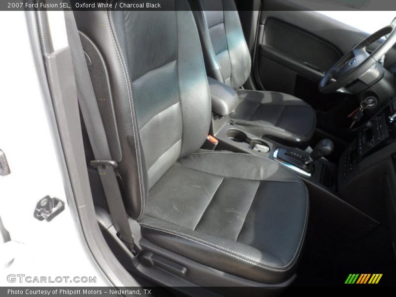 Oxford White / Charcoal Black 2007 Ford Fusion SEL