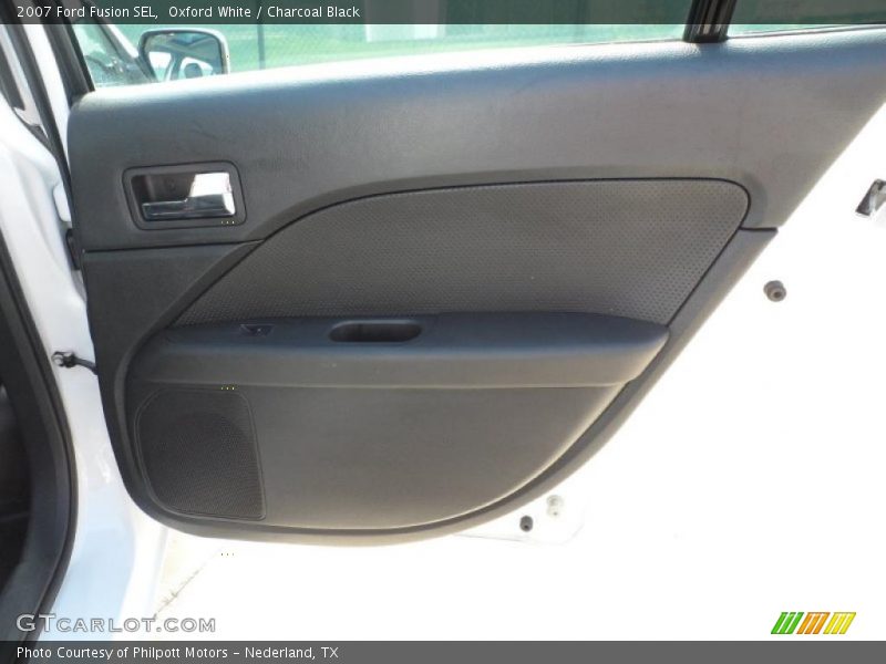 Oxford White / Charcoal Black 2007 Ford Fusion SEL