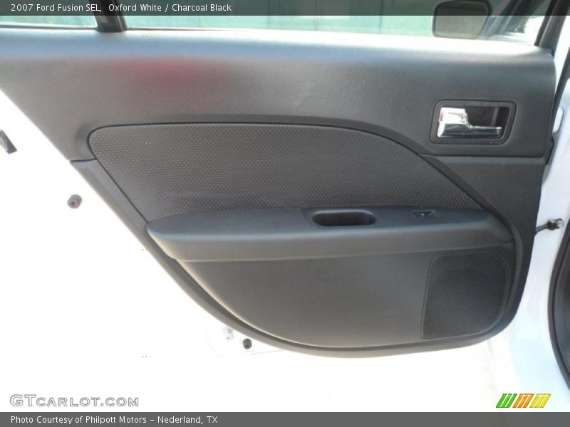 Oxford White / Charcoal Black 2007 Ford Fusion SEL