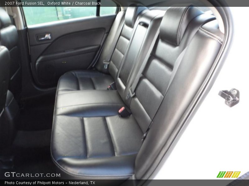 Oxford White / Charcoal Black 2007 Ford Fusion SEL