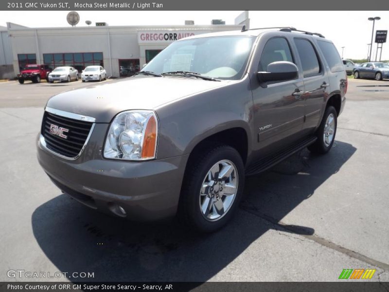 Mocha Steel Metallic / Light Tan 2011 GMC Yukon SLT
