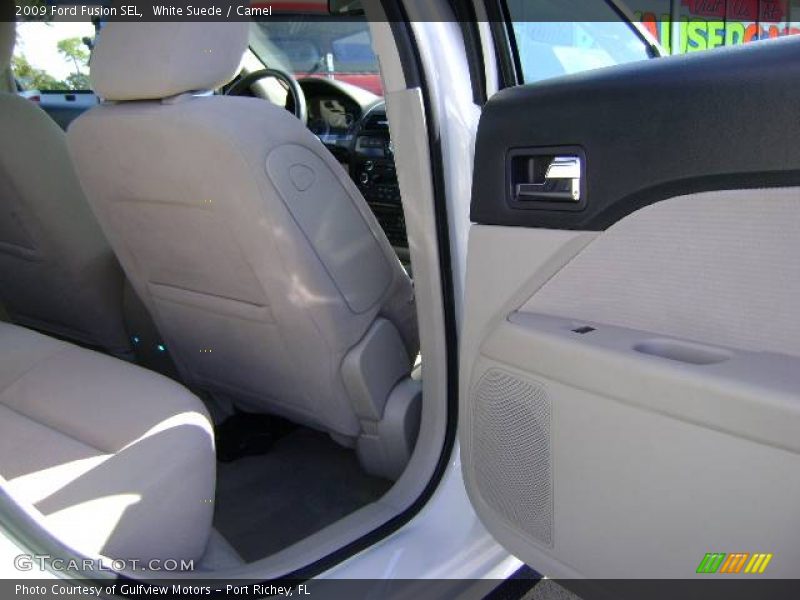 White Suede / Camel 2009 Ford Fusion SEL