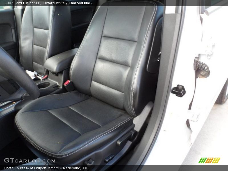 Oxford White / Charcoal Black 2007 Ford Fusion SEL