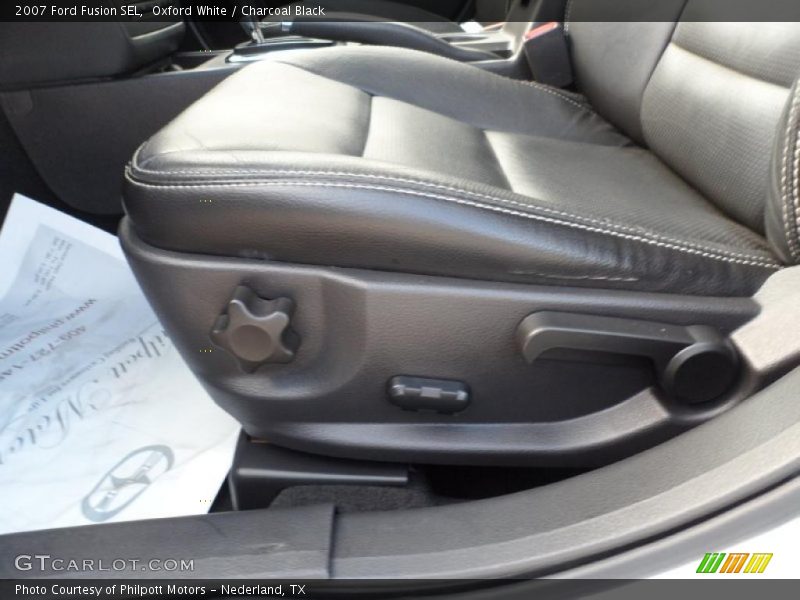 Oxford White / Charcoal Black 2007 Ford Fusion SEL