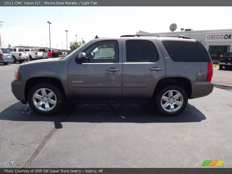 Mocha Steel Metallic / Light Tan 2011 GMC Yukon SLT