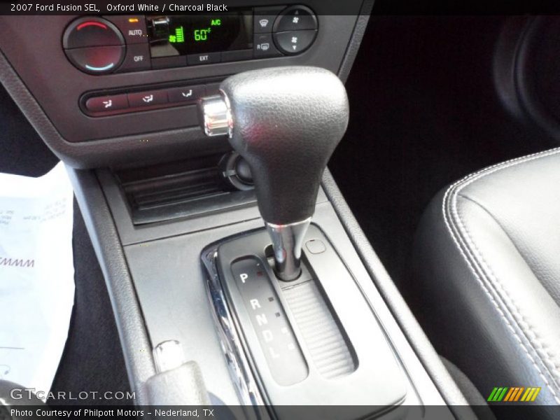 Oxford White / Charcoal Black 2007 Ford Fusion SEL