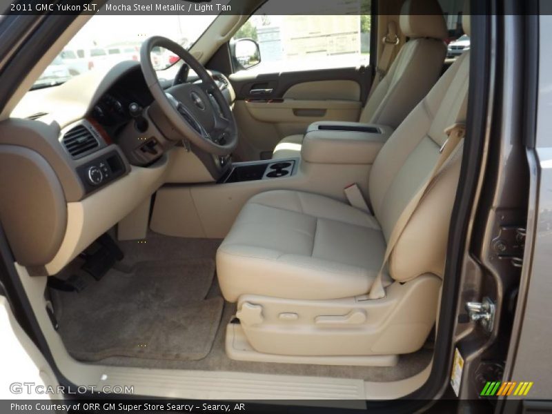 Mocha Steel Metallic / Light Tan 2011 GMC Yukon SLT