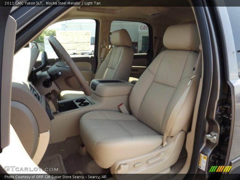 Mocha Steel Metallic / Light Tan 2011 GMC Yukon SLT
