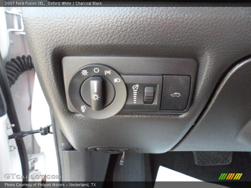 Oxford White / Charcoal Black 2007 Ford Fusion SEL