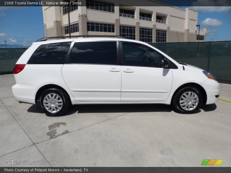 Natural White / Stone 2008 Toyota Sienna LE