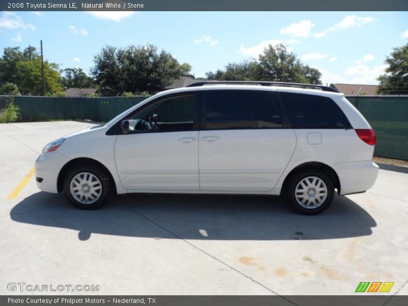 Natural White / Stone 2008 Toyota Sienna LE