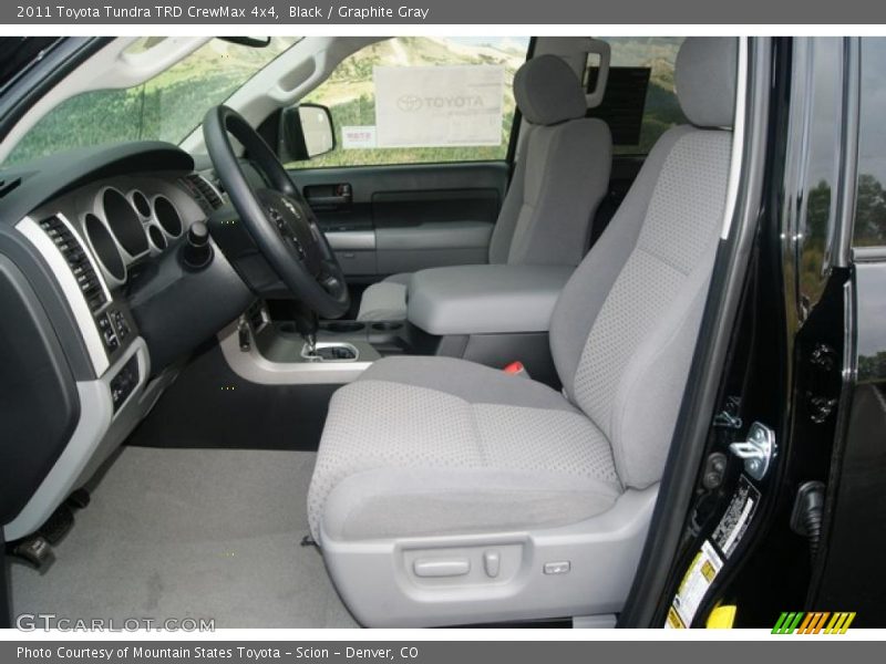 Black / Graphite Gray 2011 Toyota Tundra TRD CrewMax 4x4