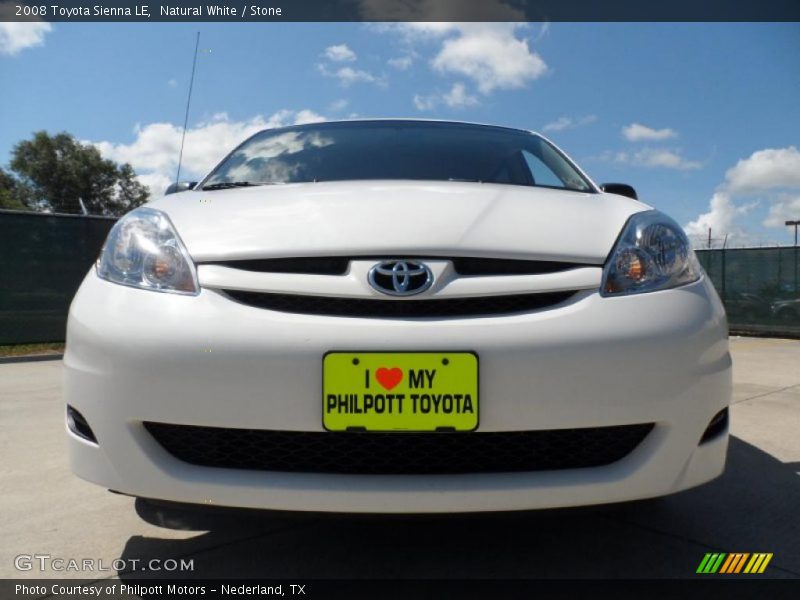 Natural White / Stone 2008 Toyota Sienna LE