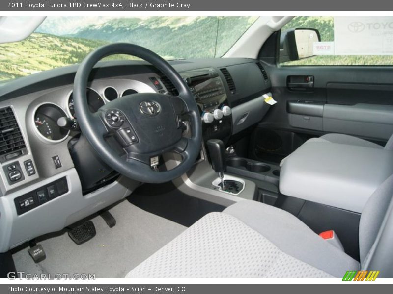 Black / Graphite Gray 2011 Toyota Tundra TRD CrewMax 4x4