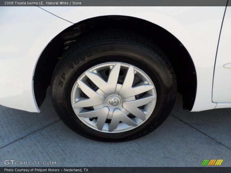 Natural White / Stone 2008 Toyota Sienna LE