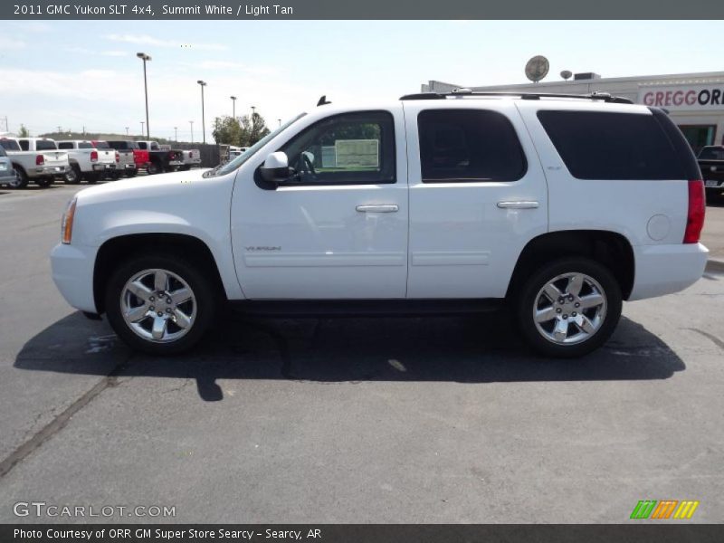 Summit White / Light Tan 2011 GMC Yukon SLT 4x4